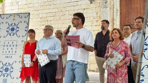 Imagen durante la presentaci&oacute;n de las fiestas. (Ayuntamiento de Inca)