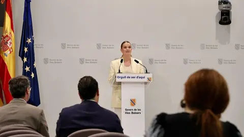 Rueda de prensa de Prohens. (Caib)