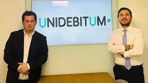 Yojan Barbosa y Ricardo Haro fundadores de Unidebitum.