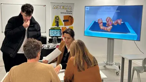 Imagen de la visita, (ADEMA)