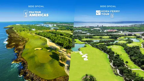 Imagen de los campos de golf. (Pi&ntilde;ero)