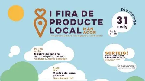 Parte del cartel de la feria. (Caib)
