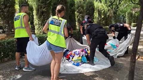 Un momento en la intervenci&oacute;n. (Ayuntamiento de Palma)