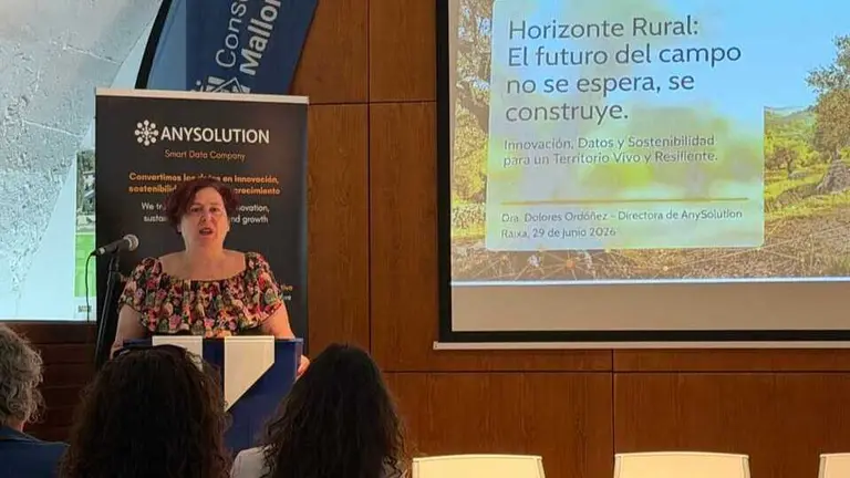 Begoña García defiende en Raixa una agricultura más sostenible, digital y cohesionada frente al reto climático