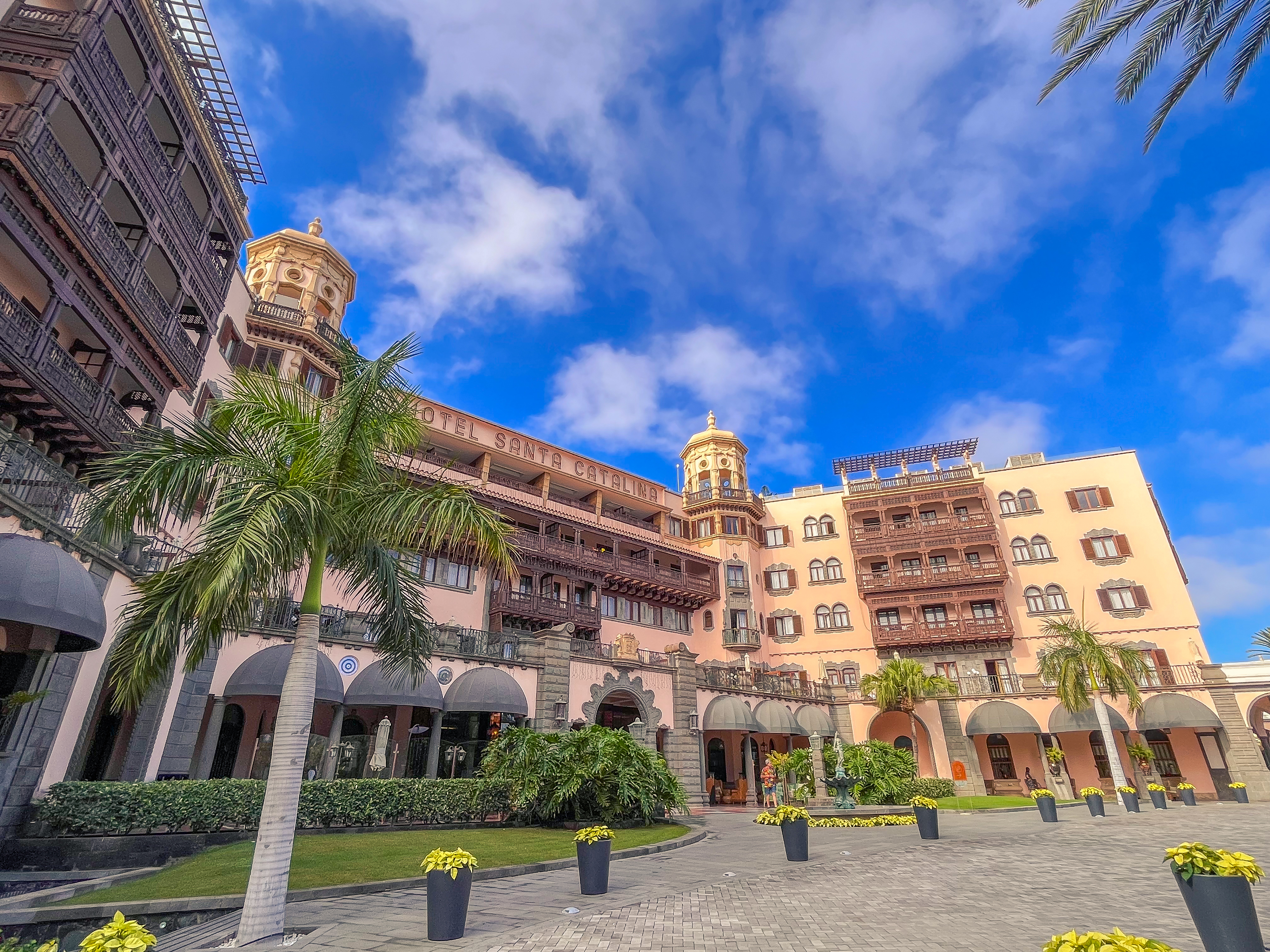 El emblemático Hotel Santa Catalina.
