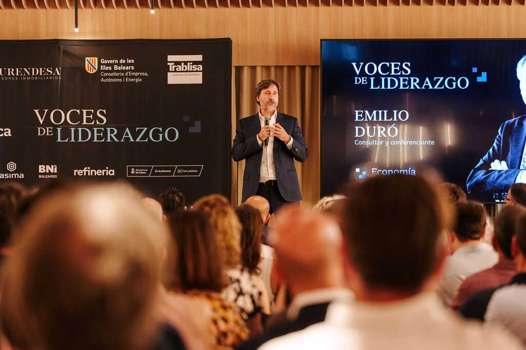 Tomeu Garcies, director de Economiademallorca.com durante su intervención.
